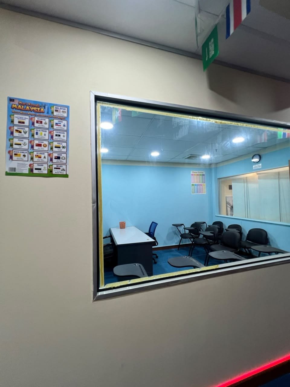 Students preparing for international examinations